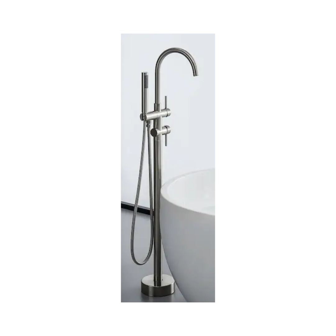 Flow Freestanding Tub Filler