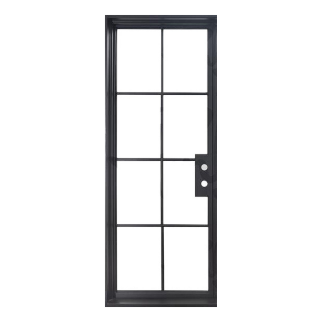 8 Lite Slim Steel Door; Left Hand