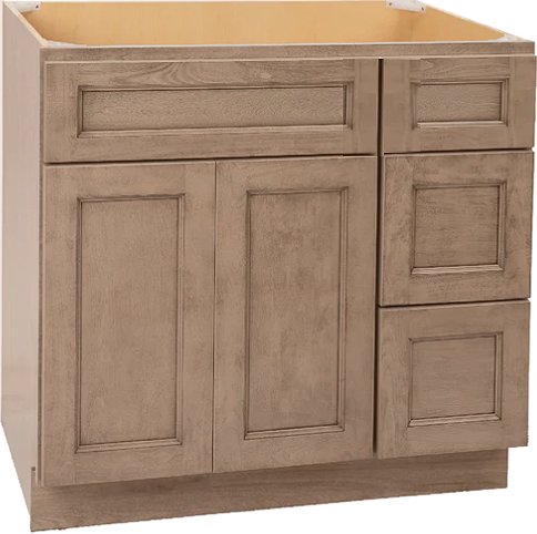 Prestige Oxford Vanity; Toffee; 36 in. RH