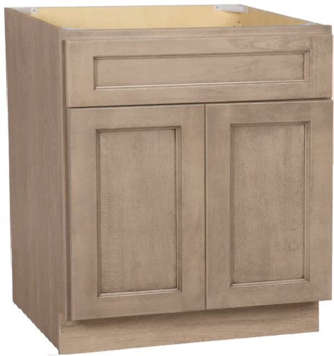 Prestige Oxford Vanity; Toffee; 27 in.