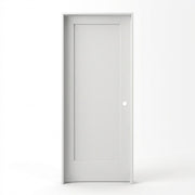 1 Panel shaker primed interior door, solid core