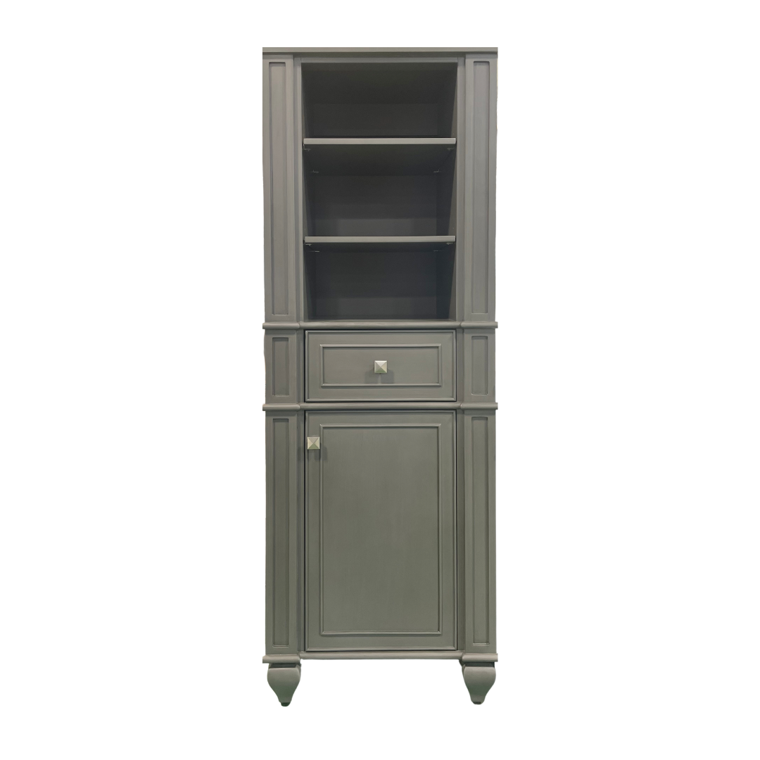 Corbin Vanity; Ash Color; Linen Cabinet