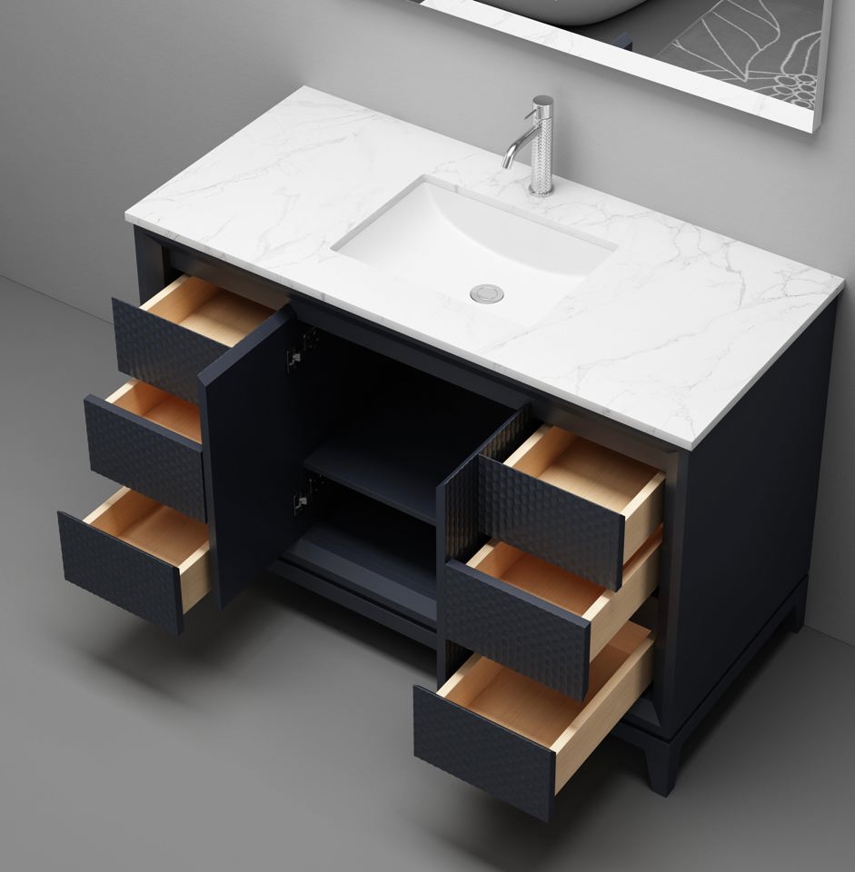 Wren Vanity; Dark Gray