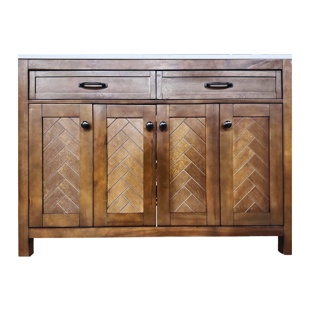 Sullivan Vanity, Brown; 48 in.