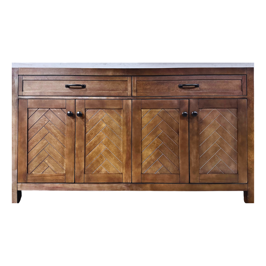 Sullivan Vanity, Brown; 60 in.