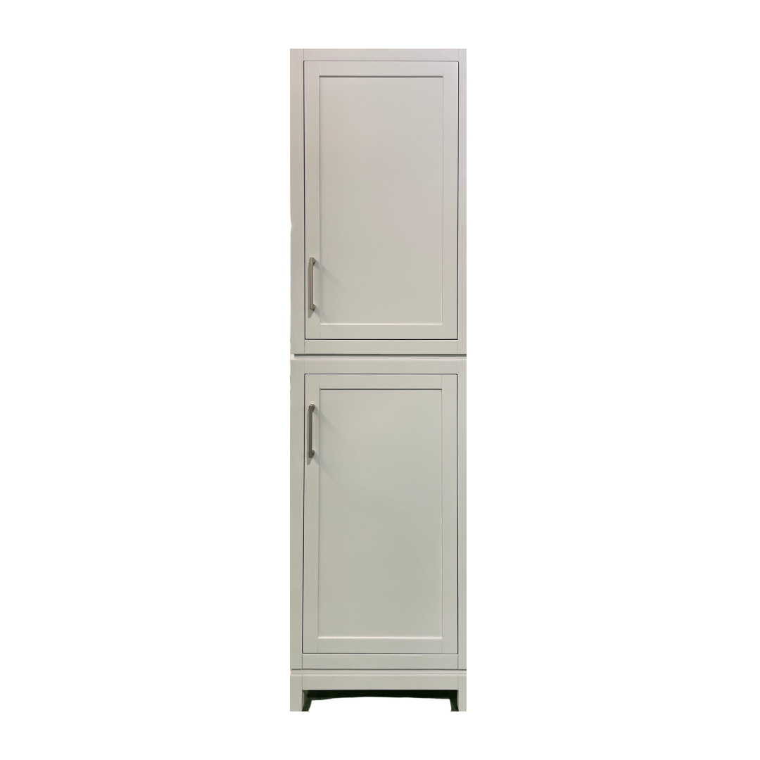 Rue Vanity; Stonington Grey w/ SN Hardware; Linen Cabinet