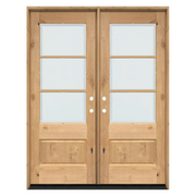3 Lite Knotty Alder Exterior