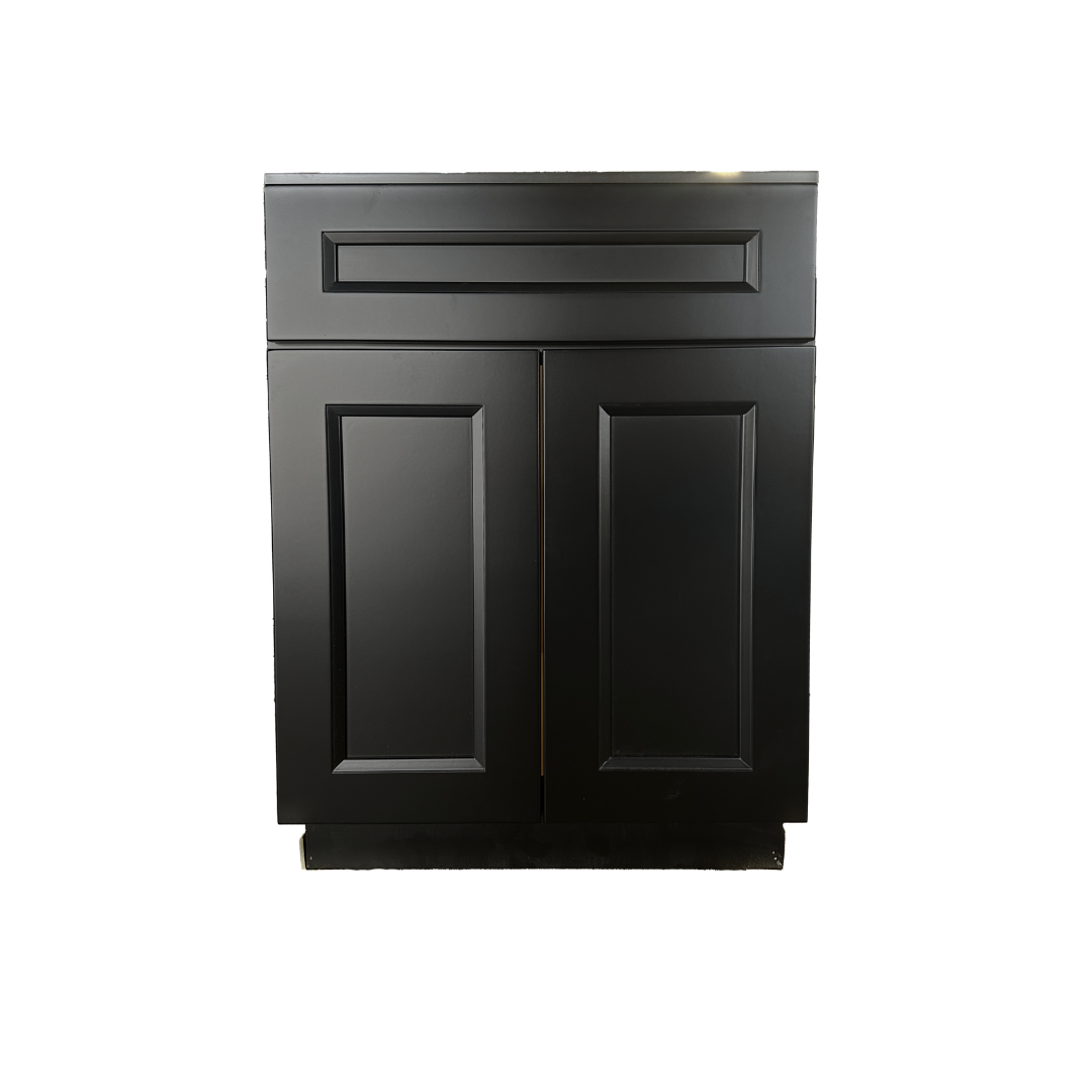 Royal Atlanta Vanity; Black Onyx; 24 in.