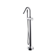 Flux Freestanding Tub Filler; Chrome