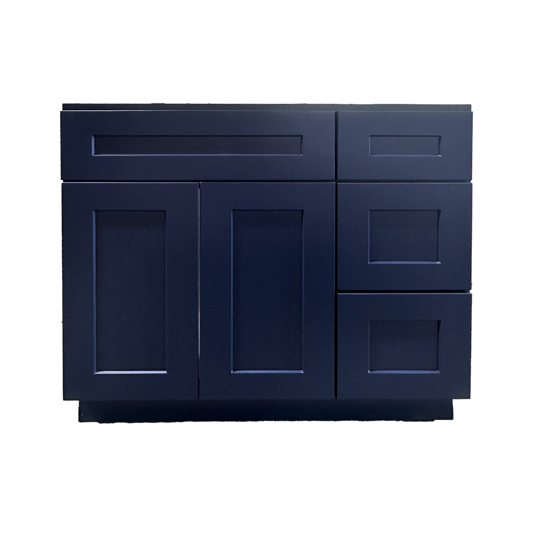 Royal Thielsen Vanity; Sapphire Blue; 36 in. RH