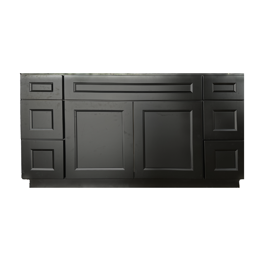 Royal Atlanta Vanity; Black Onyx; 60 in. SB