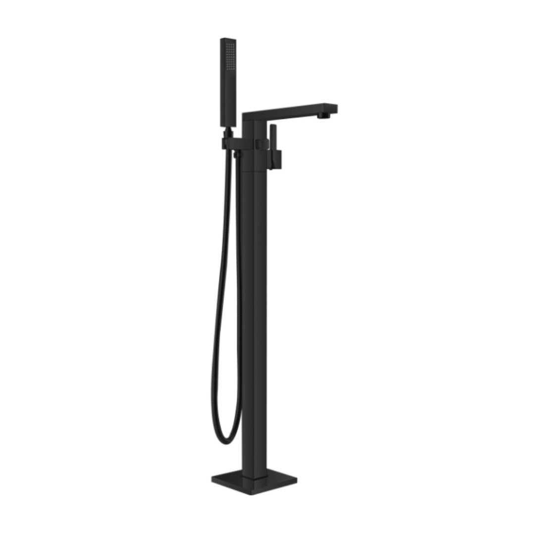 Shift Freestanding Tub Filler; Black