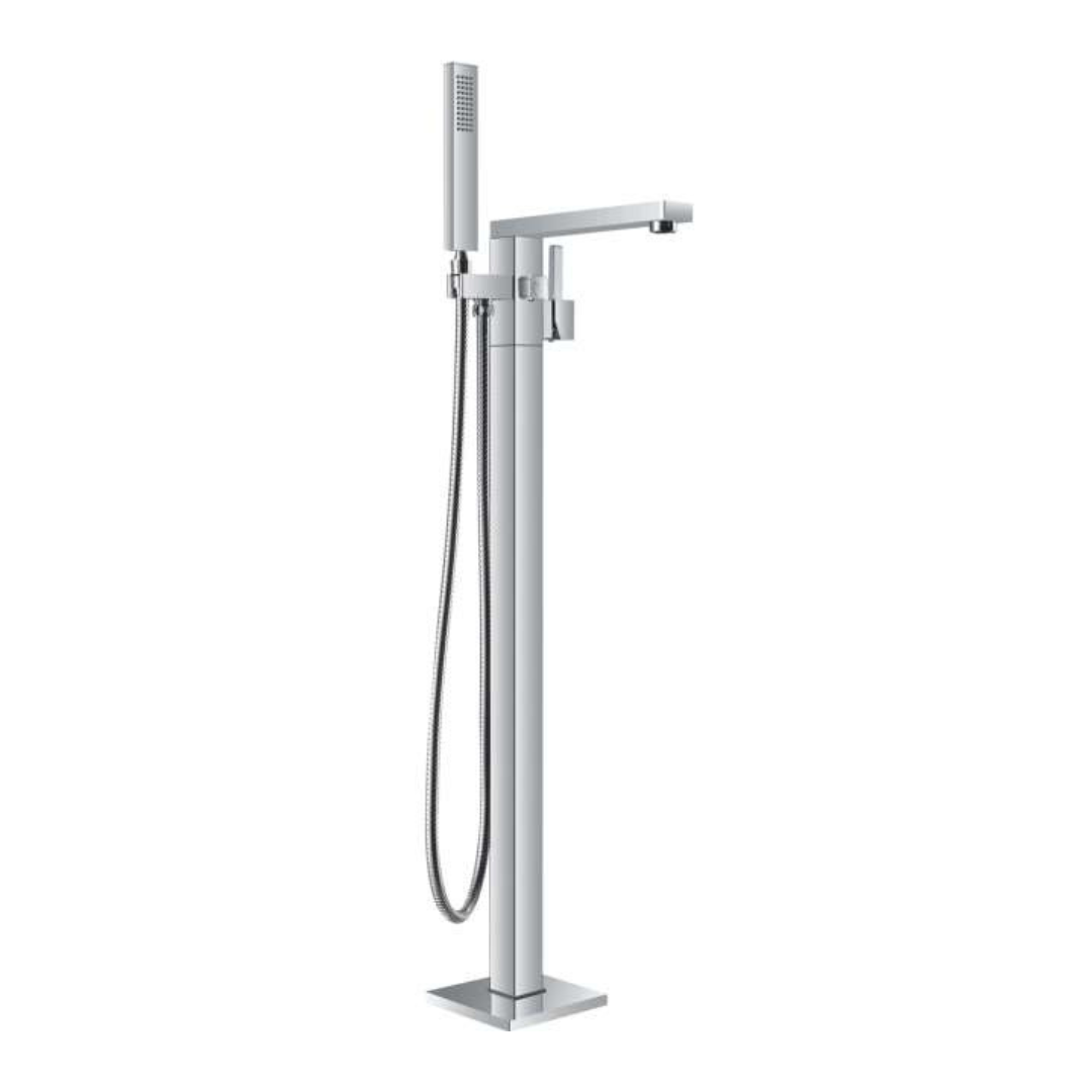 Shift Freestanding Tub Filler; Chrome