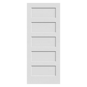 5 Panel Primed Interior Door Slab