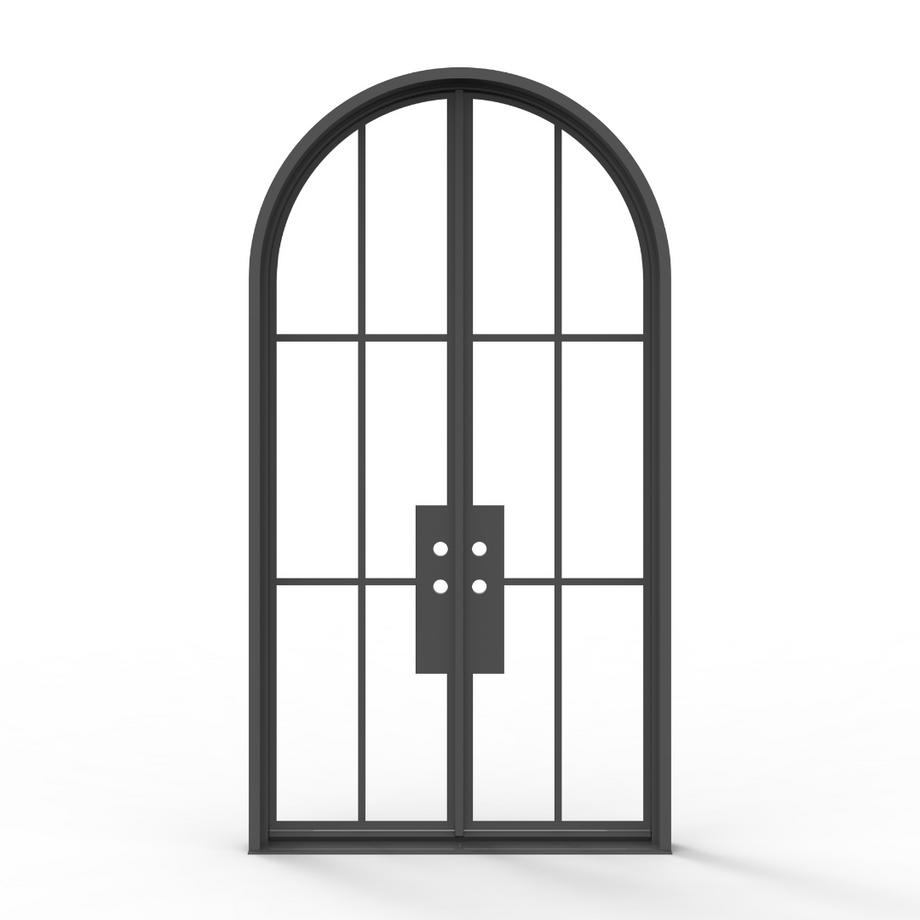 6 Lite French Steel Exterior Double Door | Home Center Outlet