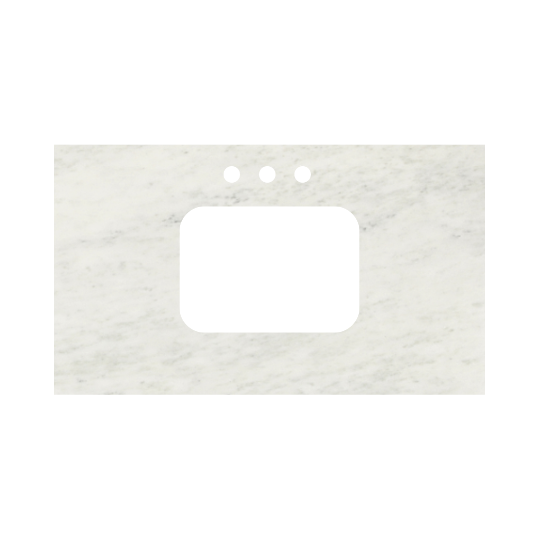 Calcutta Crystal Quartz Vanity Top; 31 in.