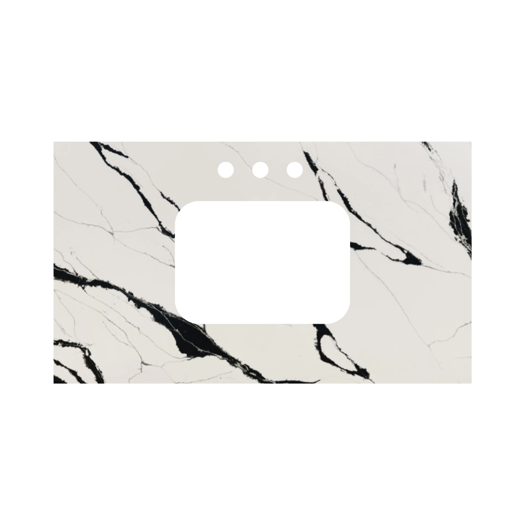 Calcutta Jasper Quartz Vanity Top