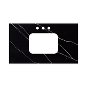 Calcutta Onyx Quartz Vanity Top; 31 in.