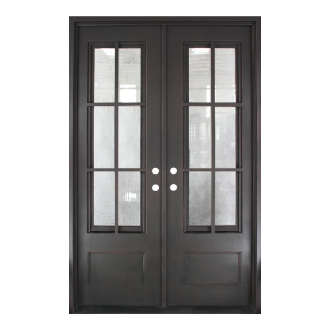 Duncan Iron Double Door; Left Hand Swing; 60.5 in. x 81.5 in.