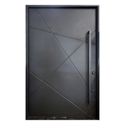 Estancia Pivot Iron Door; Left Hand Swing; 60.5 in. x 93.25 in.