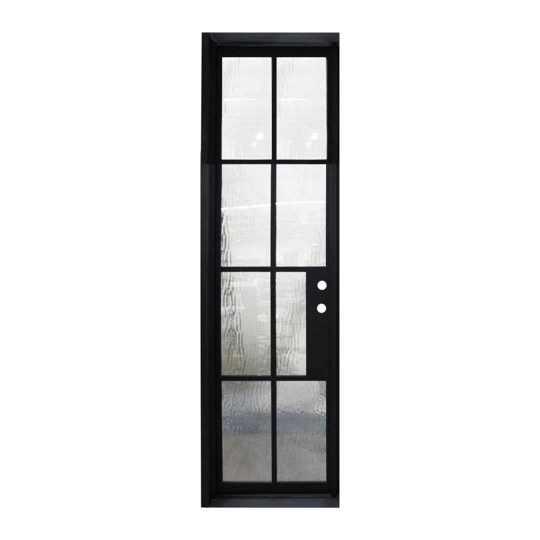 George Wrought Iron Single Entry Door