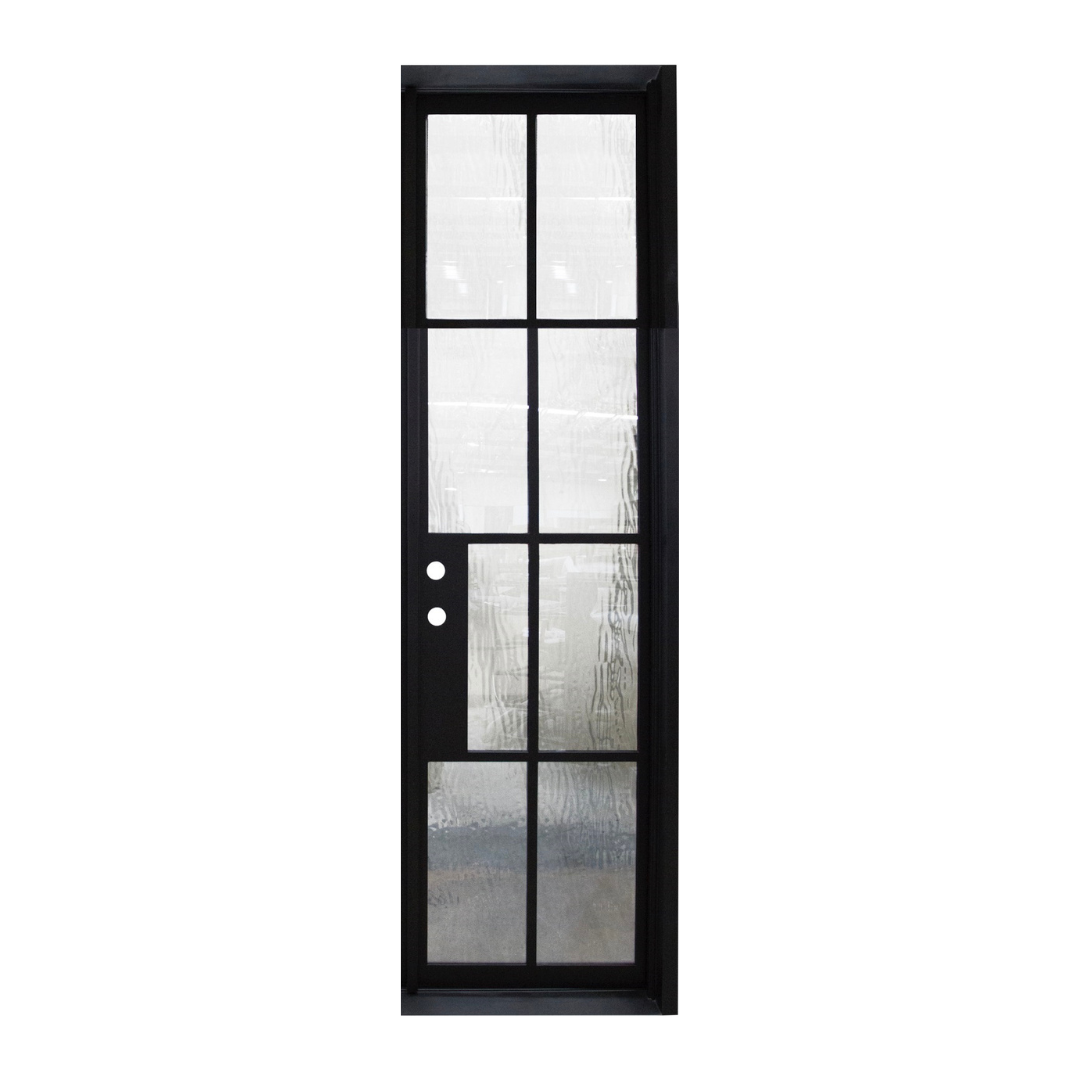 George Wrought Iron Single Entry Door