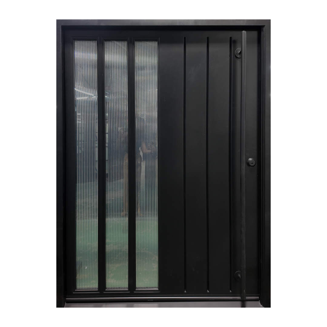 Lido Pivot Iron Door; Left Hand Swing; 60.5 in. x 81.5 in.