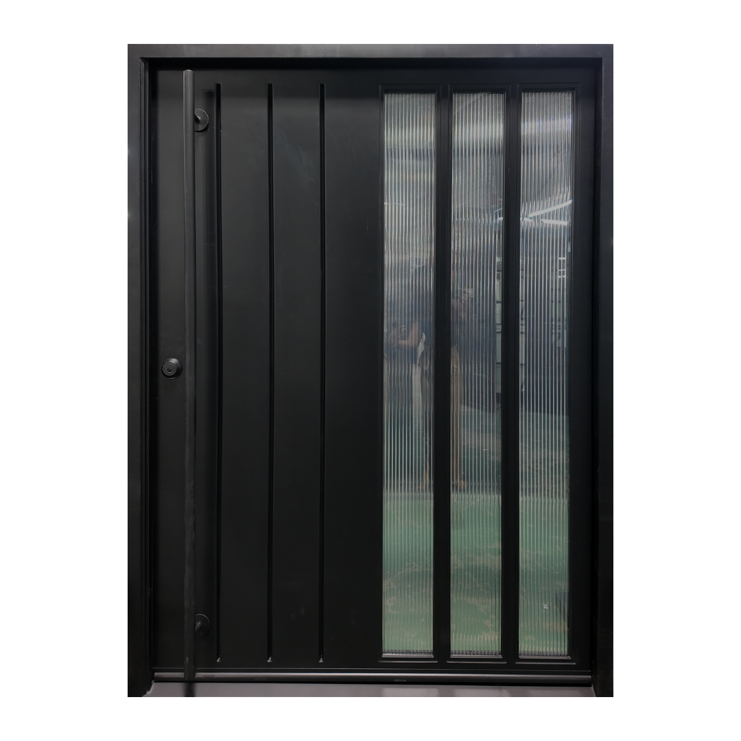Lido Pivot Iron Door; Right Hand Swing; 60.5 in. x 81.5 in.