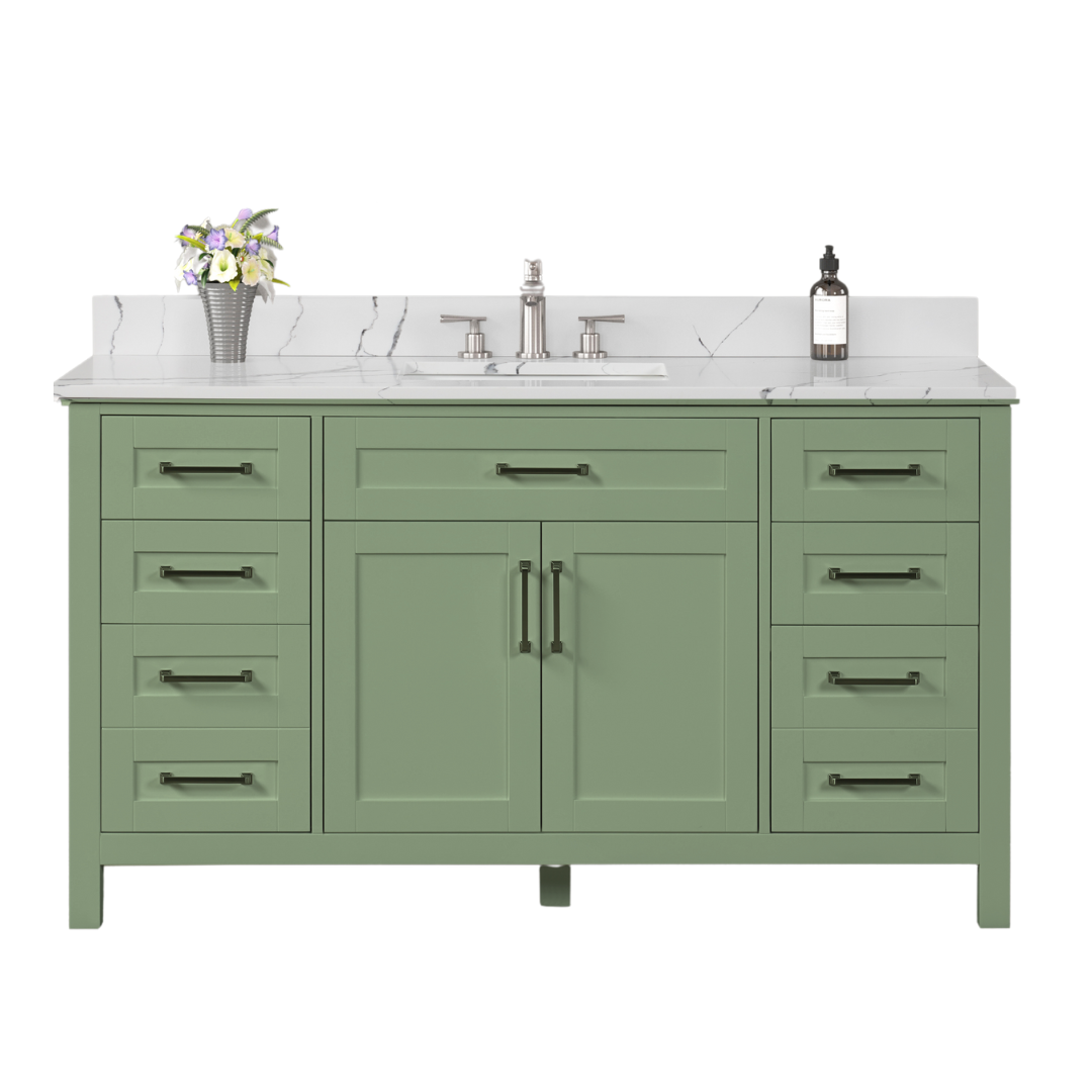 Naomi Vanity; Succulent; 60 in. SB