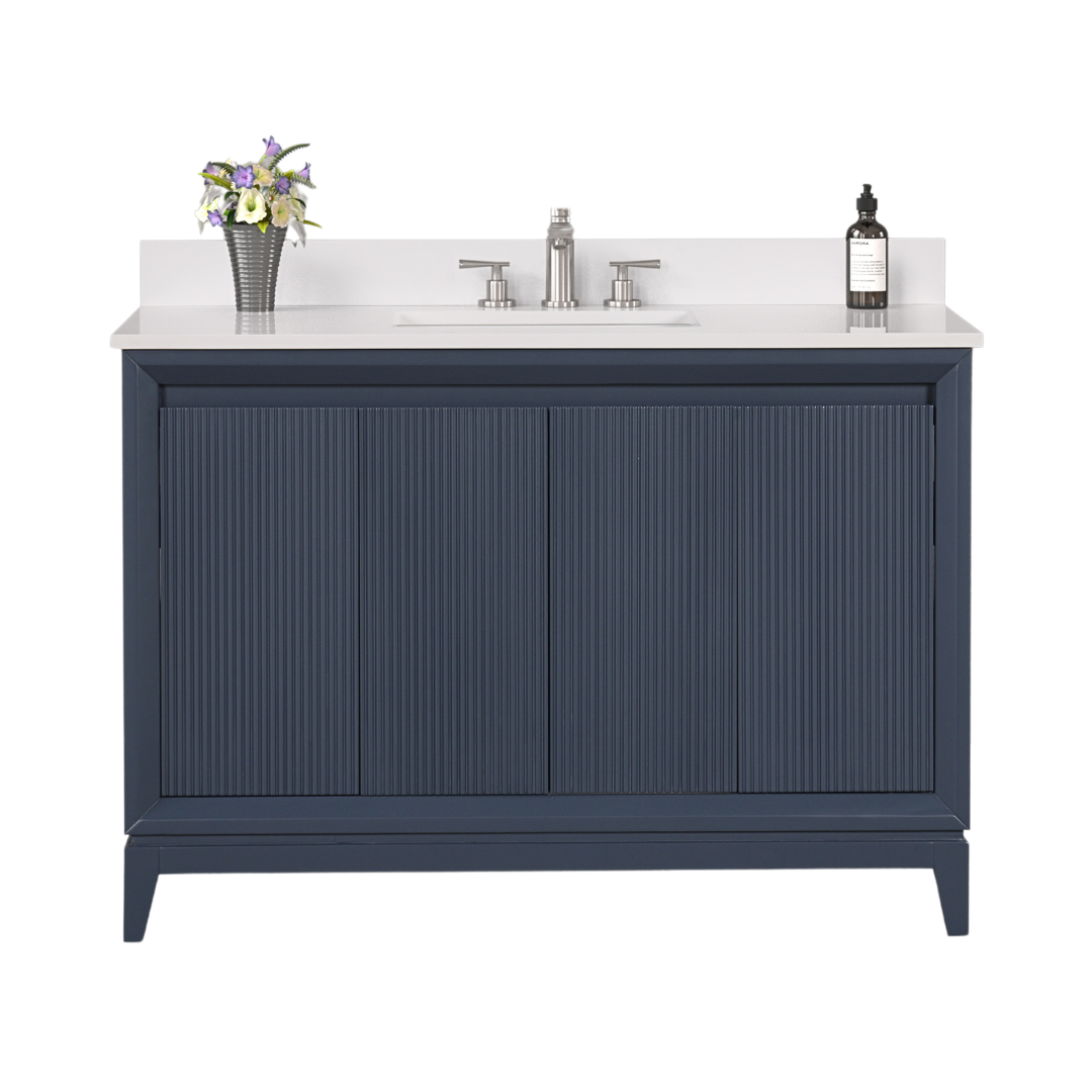 Nova Vanity; Navy Blue; 48 in.