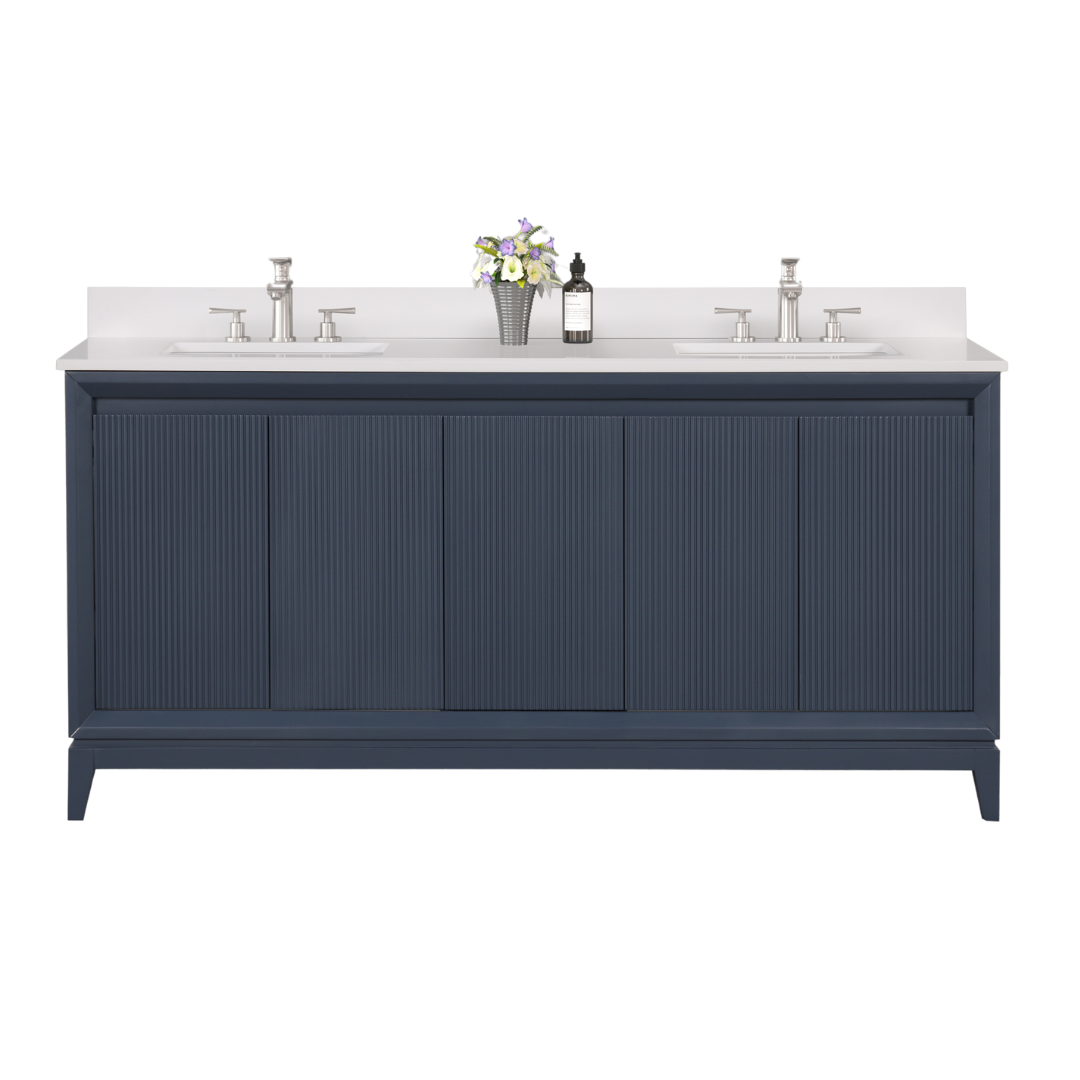 Nova Vanity; Navy Blue; 72 in.