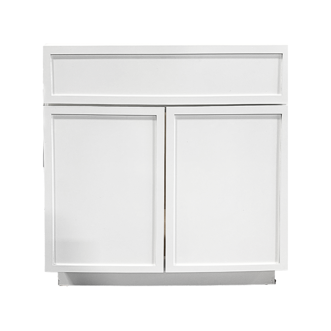 Royal Rome Vanity; Pigeon White; 30 in.
