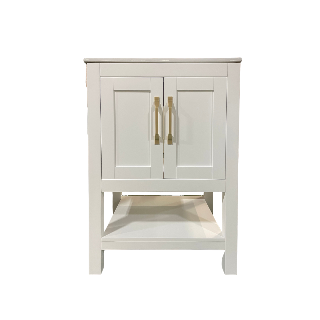 White Dove Rue bathroom vanity