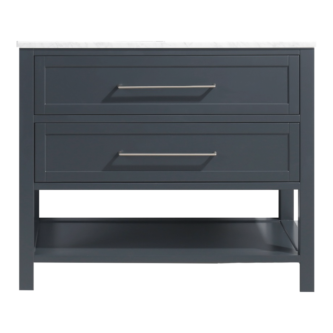 Saddie Vanity; Dark Grey; 40 in.