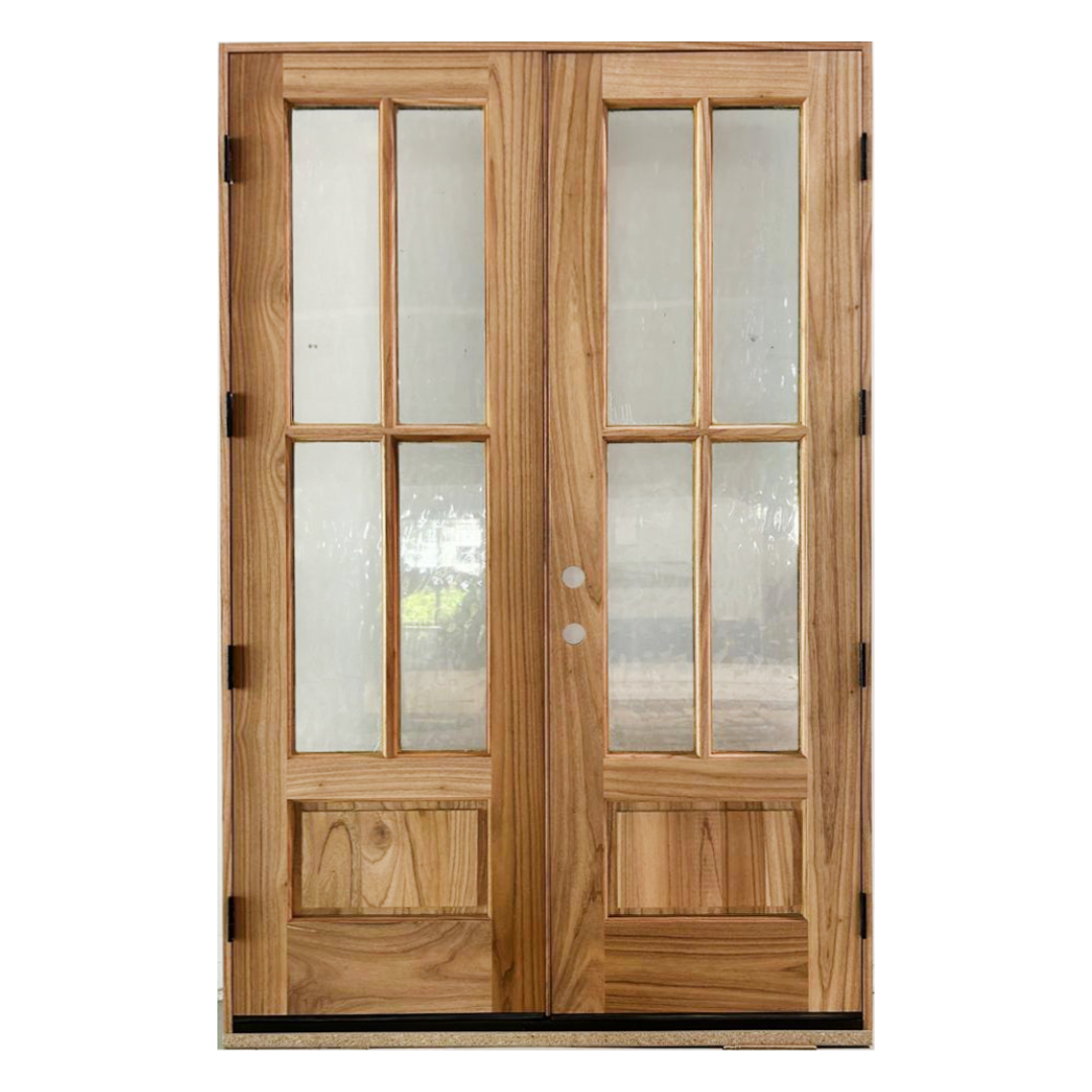 Sahara Series 4 Lite Thermo-Wood in. Double Door