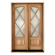 Sahara Series, Tybee Thermo-Wood Double Door - Front View