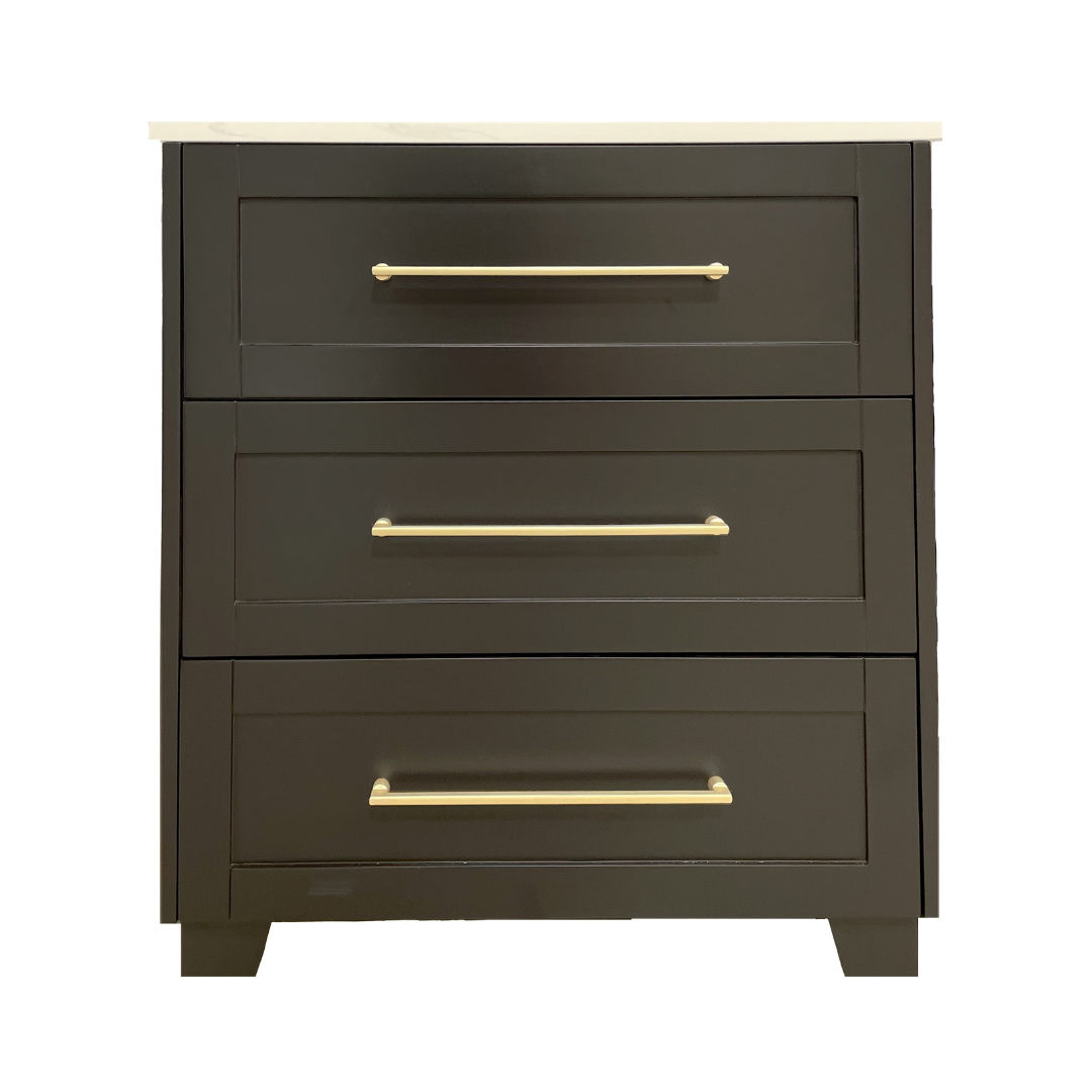 Sophia Vanity; Black; 42 in.