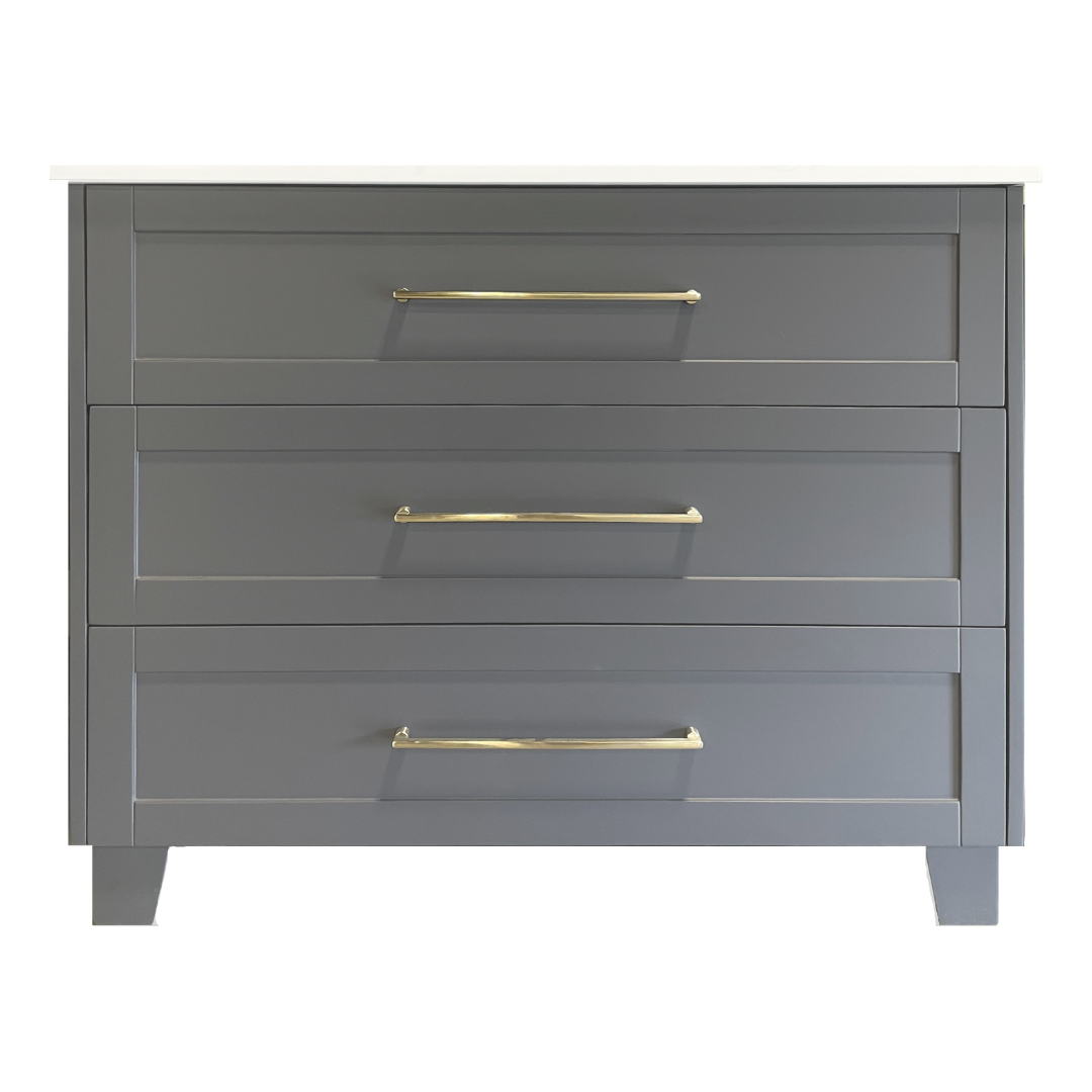 Sophia Vanity; Distressed Grey; 42 in.