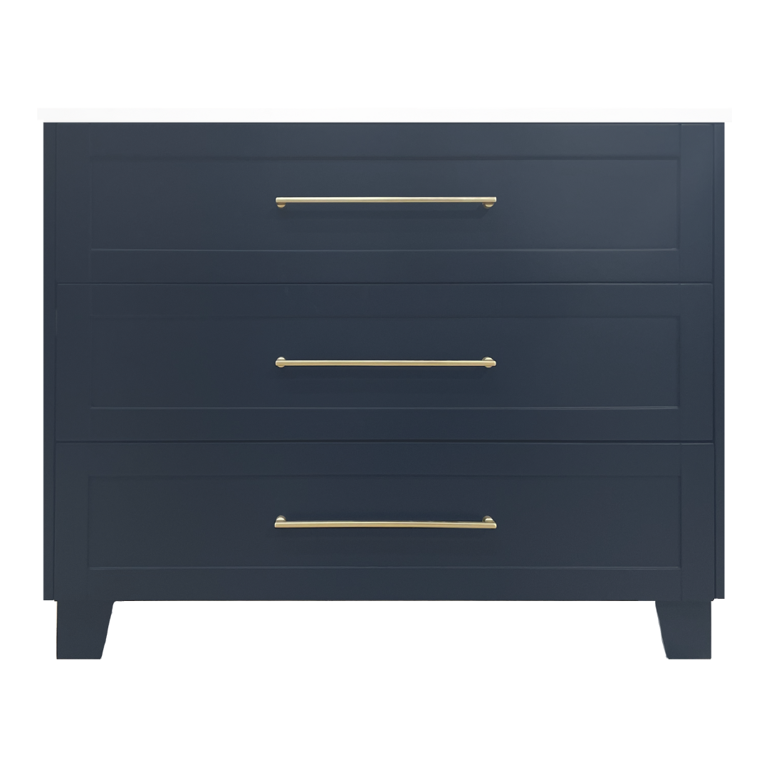 Sophia Vanity; Navy; 42 in.
