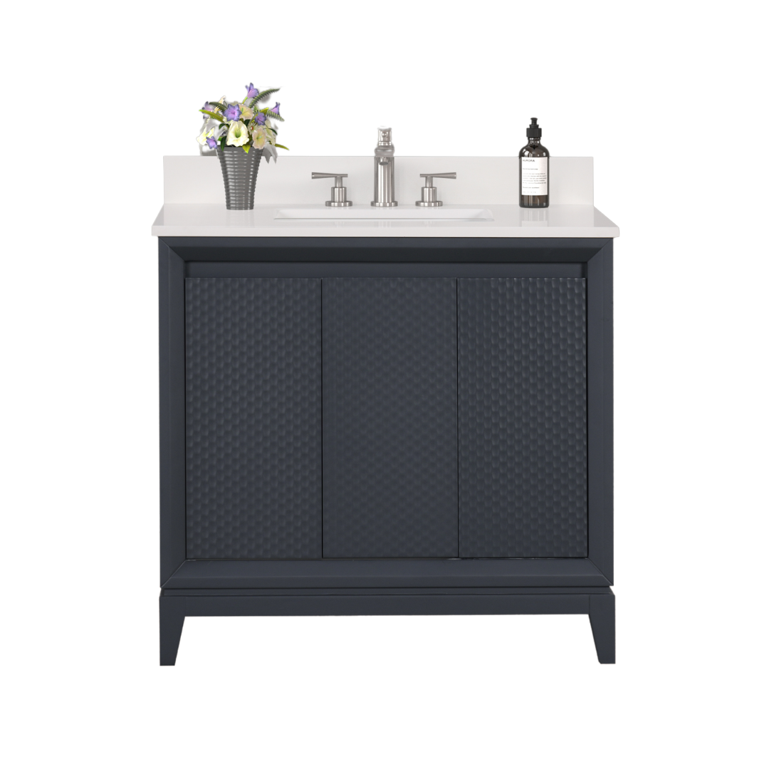 Wren Vanity; Dark Gray; 36 in.