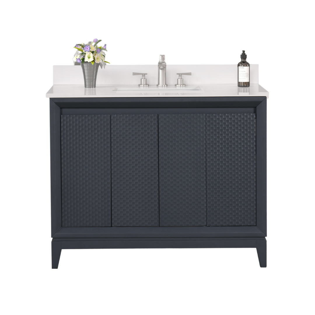 Wren Vanity; Dark Gray; 42 in.