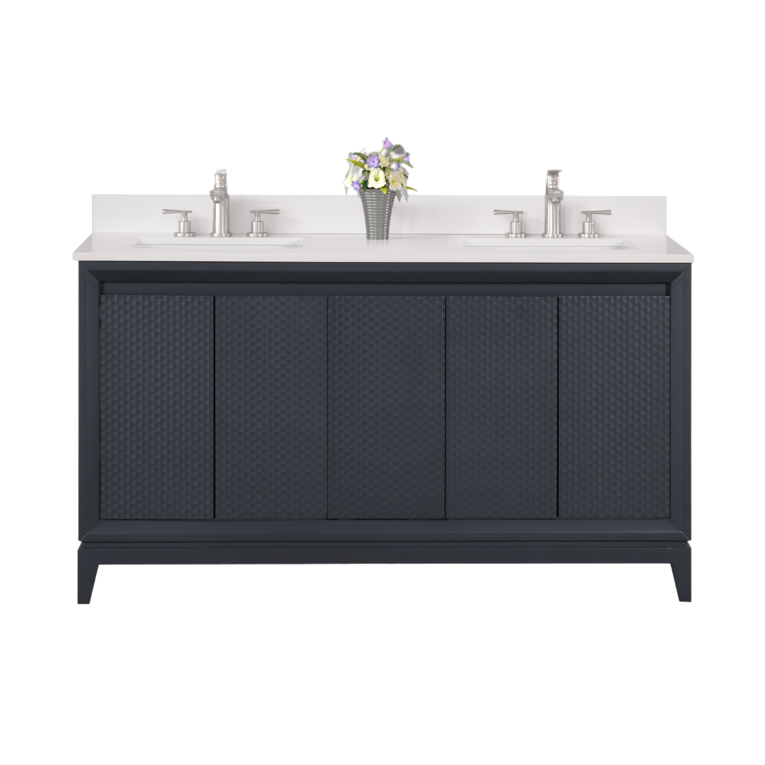 Wren Vanity; Dark Gray; 60 in. DB