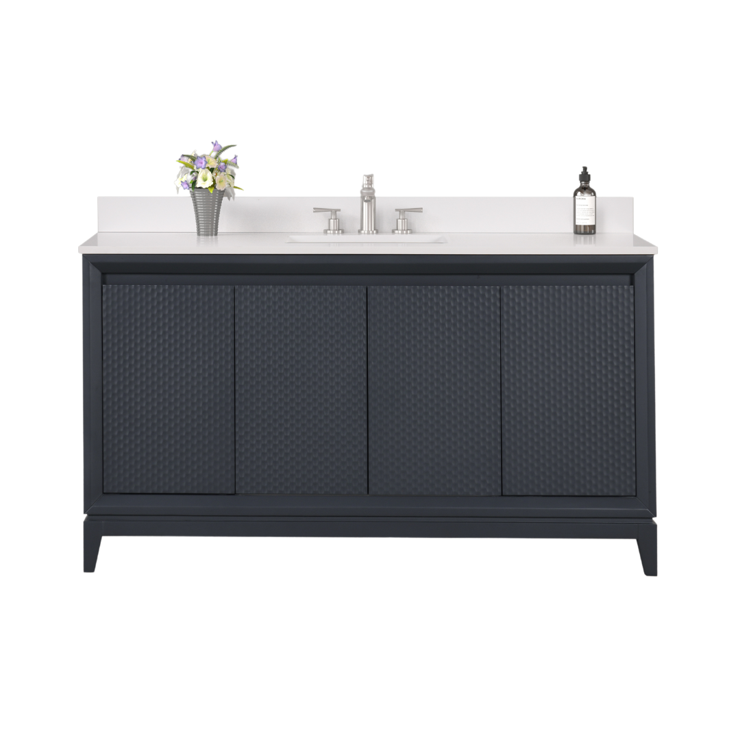 Wren Vanity; Dark Gray; 60 in. SB