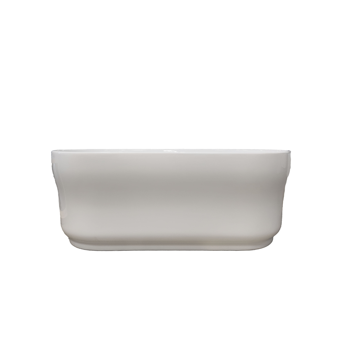 Zen Freestanding Tub; White; 67 in.