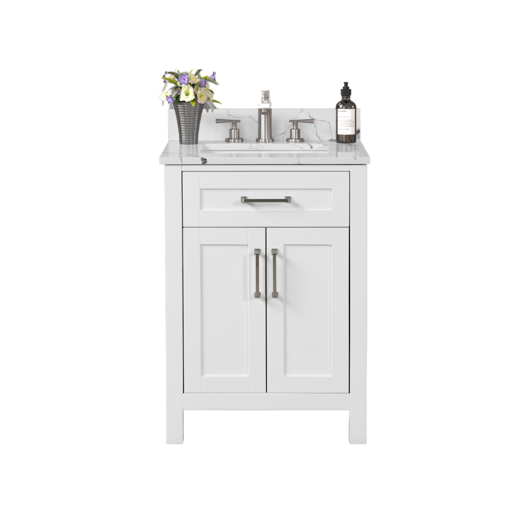 Naomi White Bathroom Vanity