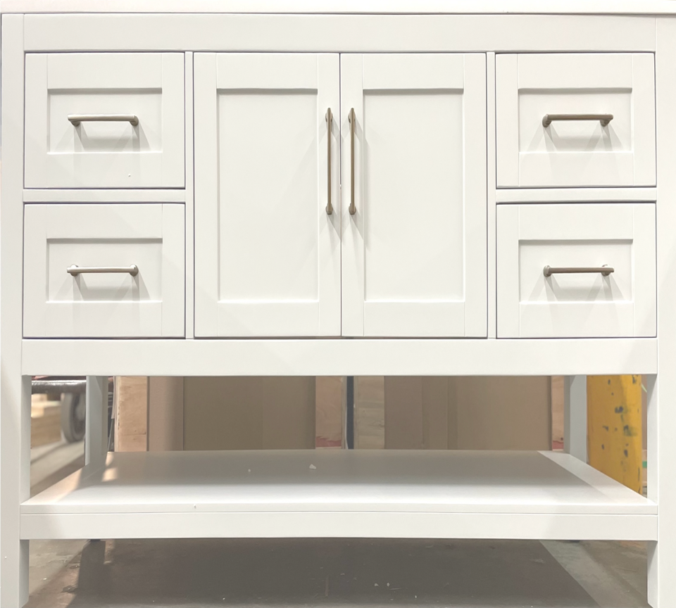 Rue vanity, White Dove
