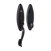 Cortona Handleset - Matte Black