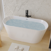 Cove 67 in x 32 in Soaking Bathtub in White