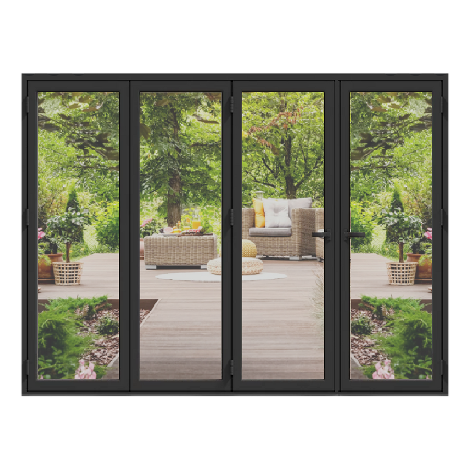 Alexues® Series Aluminum Full View Folding Door