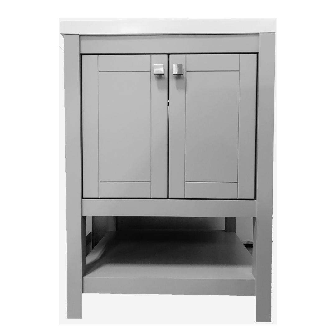 Trento Vanity; Grey; 24 in.